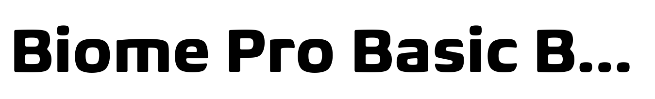 Biome Pro Basic Bold